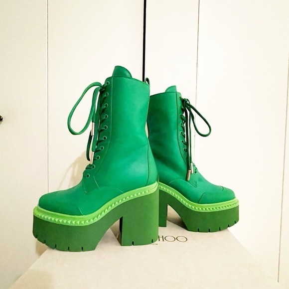 New Jimmy Choo x Sailor Moon Jupiter Lace Up Boots - Picture 4 of 13